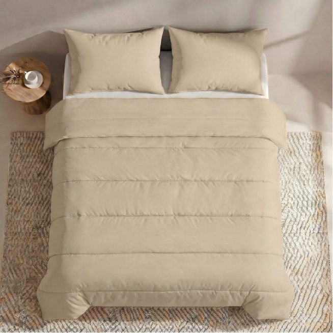 Couette d'été Zelesta Comfort Uni - Sable chaud