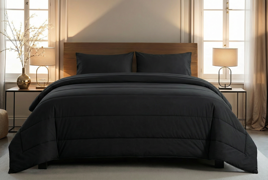 Zelesta Comfort Uni 4-Season Duvet - Black