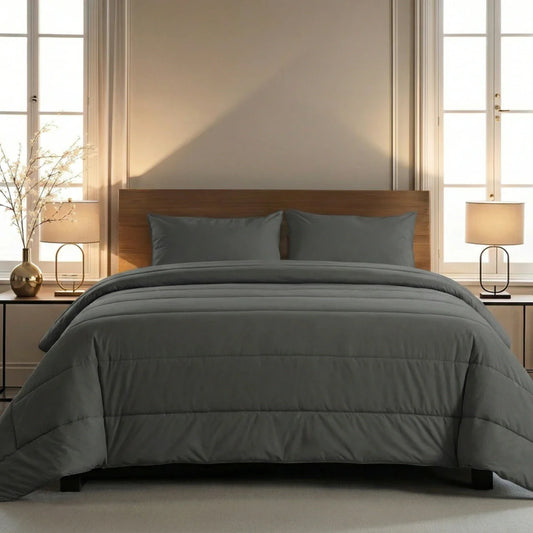 Couette d'été Zelesta Comfort Uni - Anthracite