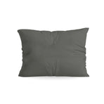 Ensemble de 2 taies d'oreiller Zelesta Comfort Uni - Anthracite