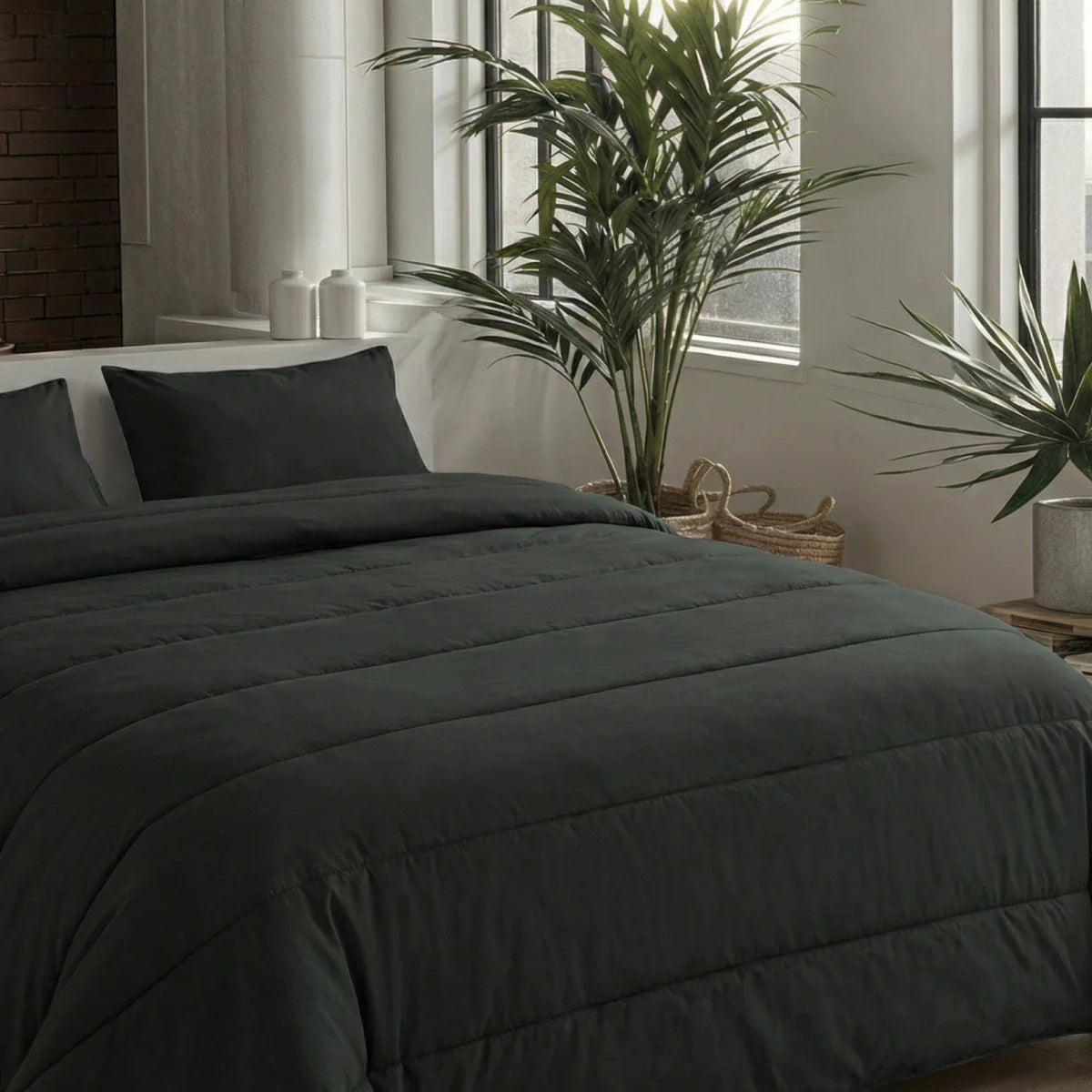 Couette Zelesta Comfort Uni - Noir
