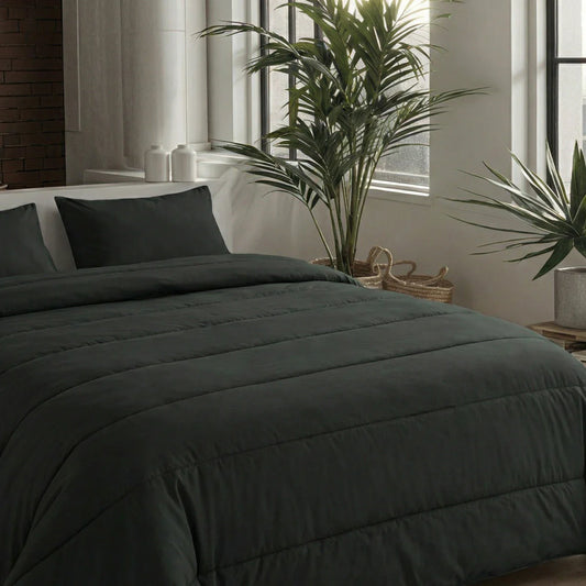 Couette Zelesta Comfort Uni - Noir