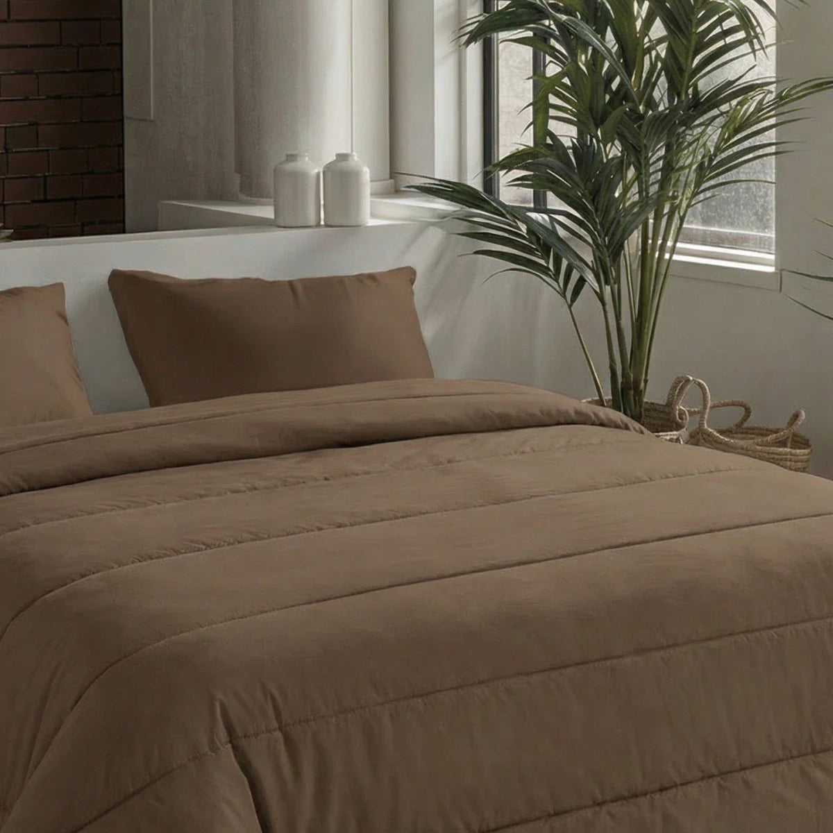 Couette Zelesta Comfort Uni - Moka