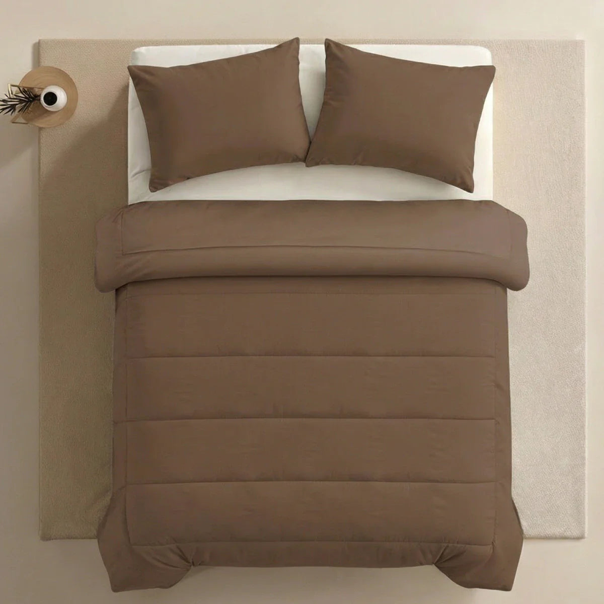 Couette d'été Zelesta Comfort Uni - Moka