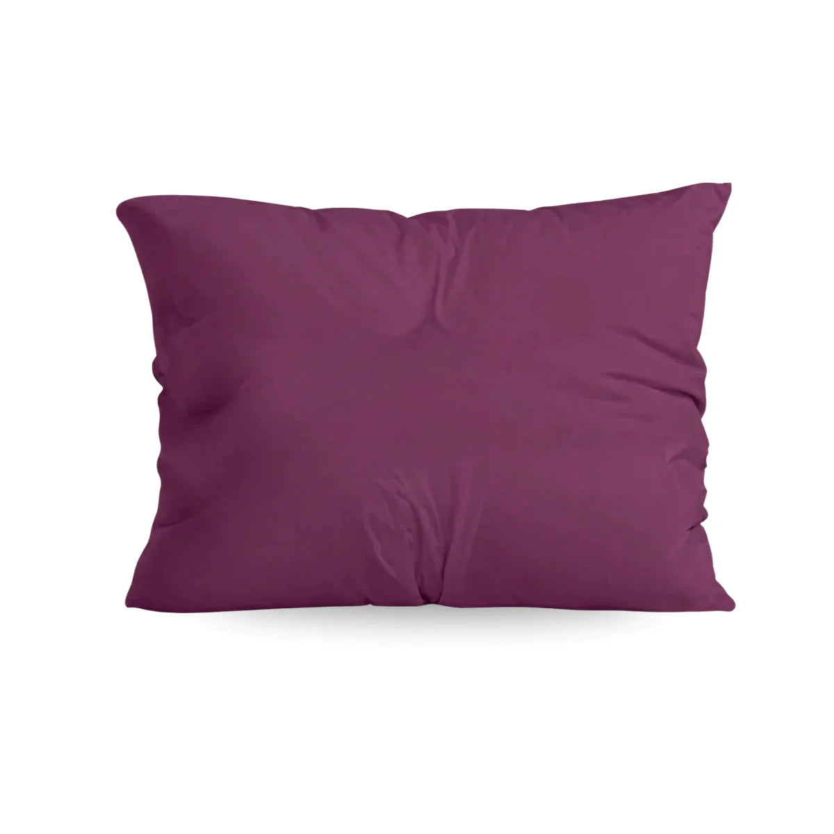 Ensemble de 2 taies d'oreiller Zelesta Comfort Uni - Bordeaux