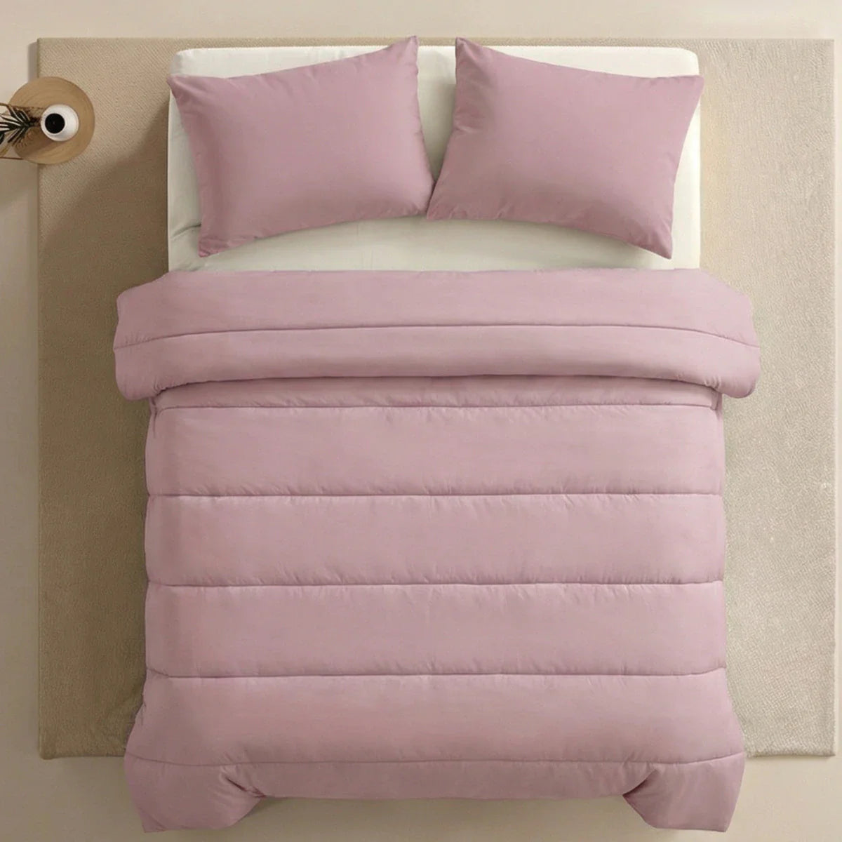 Couette d'été Zelesta Comfort Uni - Rose Poussiéreux