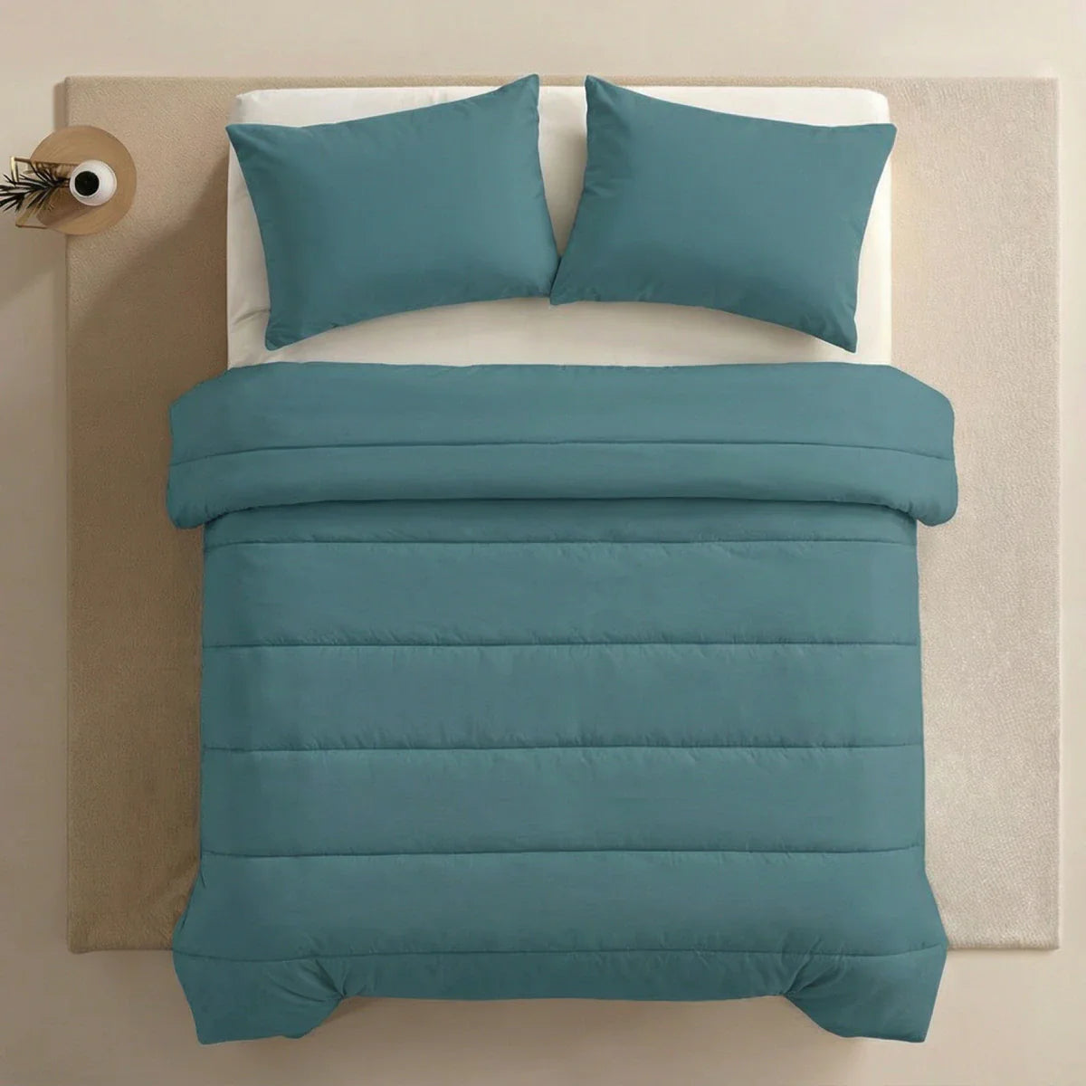 Couette Zelesta Comfort Uni - Vert Mer