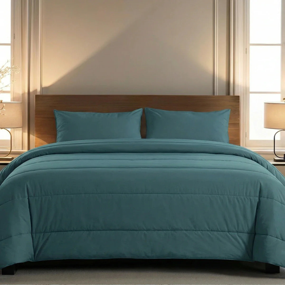 Couette d'été Zelesta Comfort Uni - Vert mer