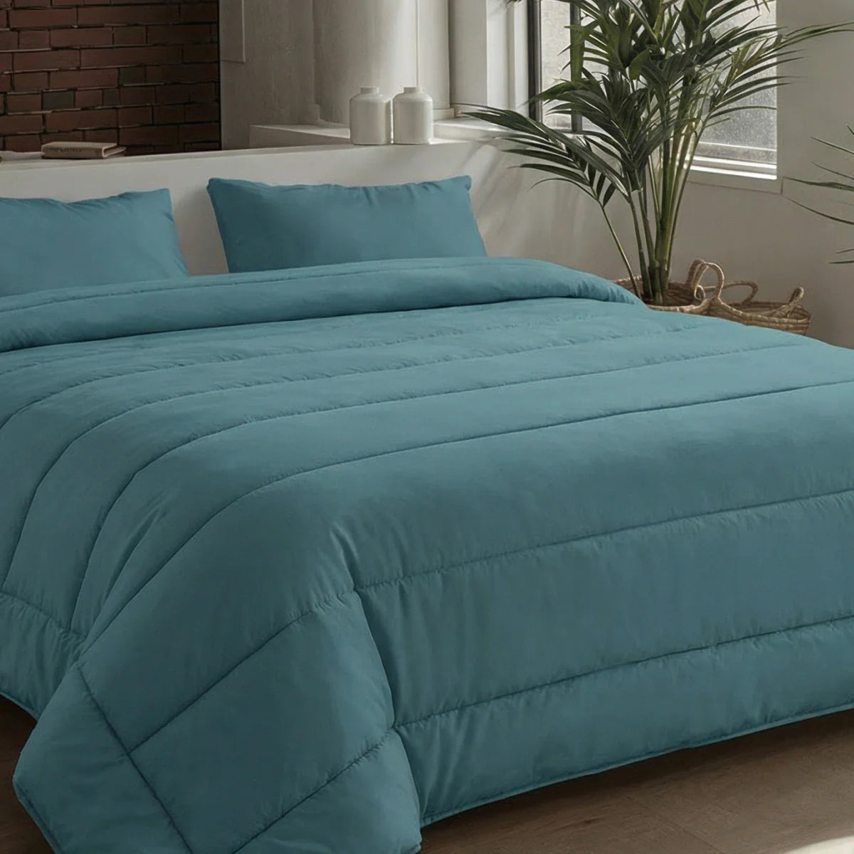 Couette d'été Zelesta Comfort Uni - Vert mer