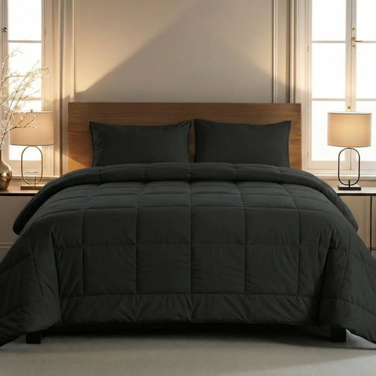 Couette d'été Zelesta Comfort Uni - Noir