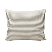 Housse de coussin Zelesta Special Teddy Groove Lot de 2 - Blanc cassé