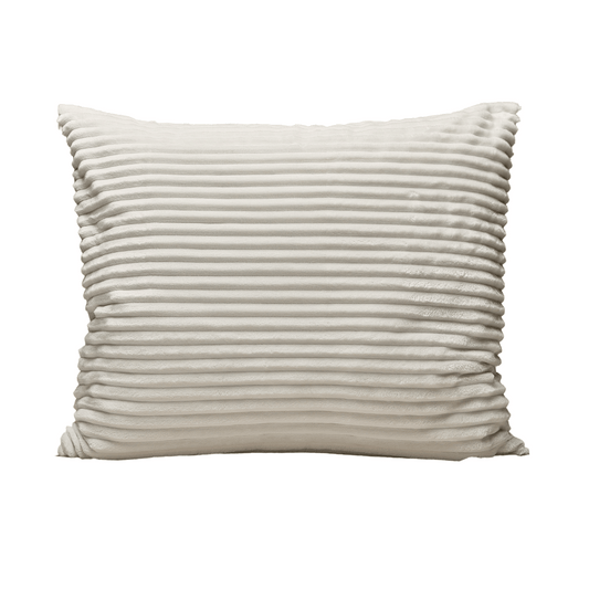 Housse de coussin Zelesta Special Teddy Groove Lot de 2 - Blanc cassé