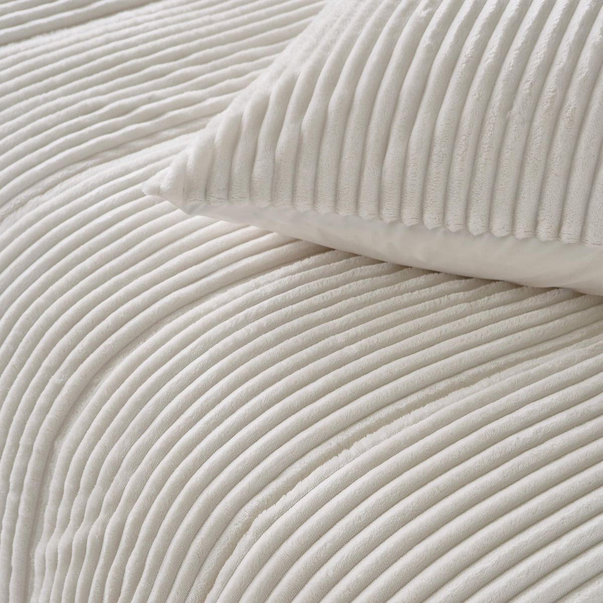 Couette Zelesta Special Teddy Groove - Blanc cassé