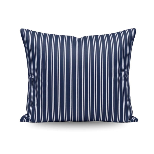 Zelesta Deluxe Design Satin Cotton Pillowcase - Blue Stripes
