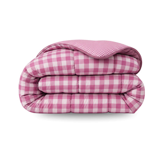 Zelesta Deluxe Design Satin Cotton - Pink Check