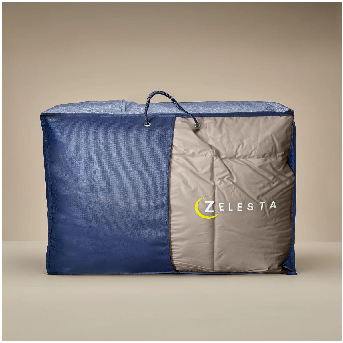 Couette d'été Zelesta Deluxe Uni en coton satin - Brun Noisette