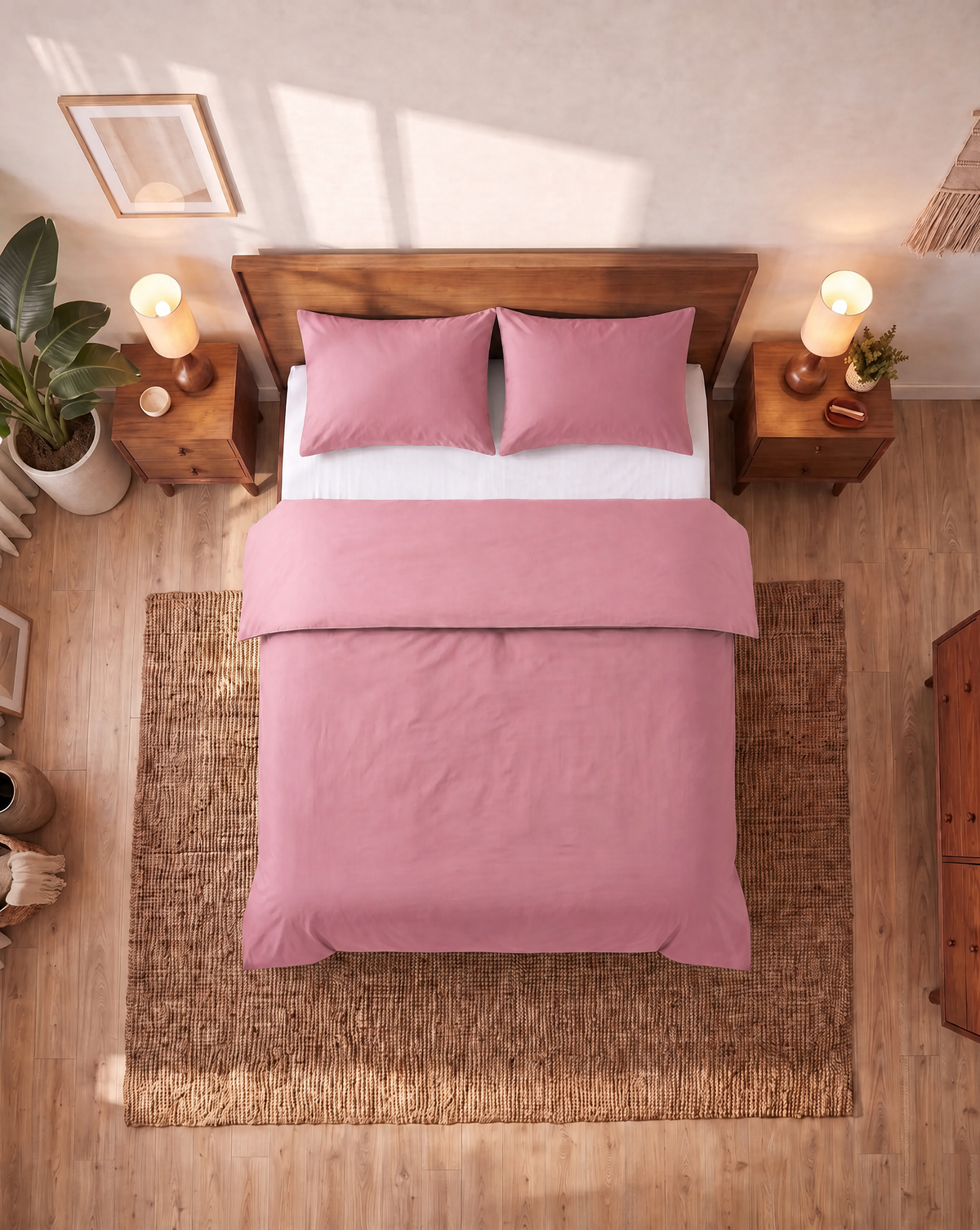 Zelesta Comfort Uni Nahtlose Bettdecke - Dusty Pink