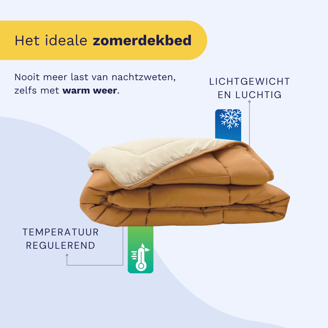 Couette Duo Zelesta Everyday Été - Bronze Marron & Lin