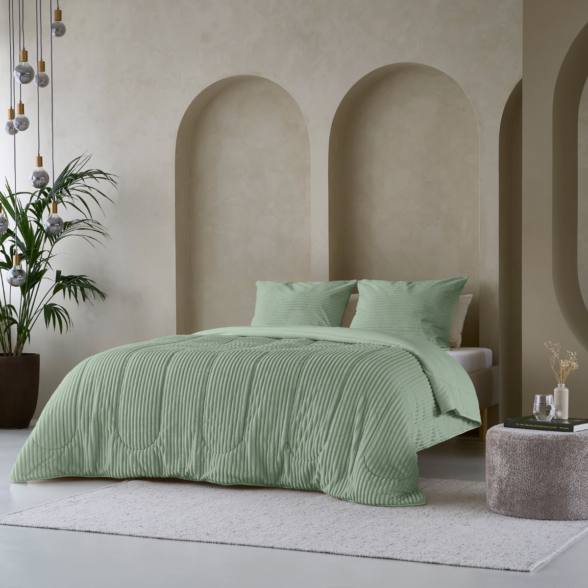 Couette Zelesta Special Teddy Groove - Verte