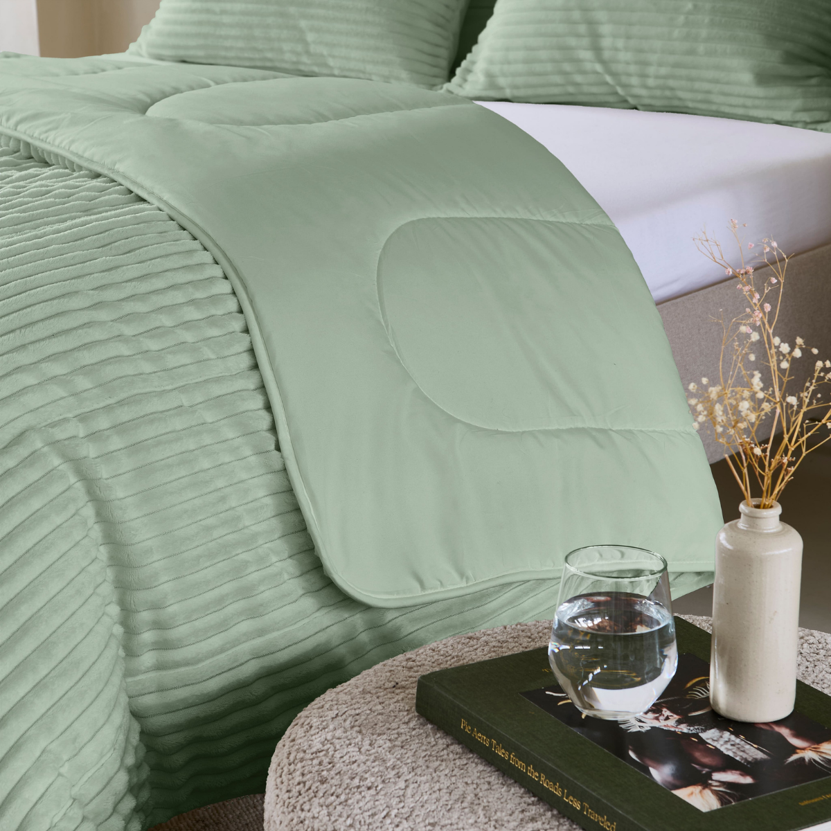 Couette Zelesta Special Teddy Groove - Verte