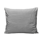 Ensemble de 2 taies d'oreiller Zelesta Special Teddy Groove - Gris