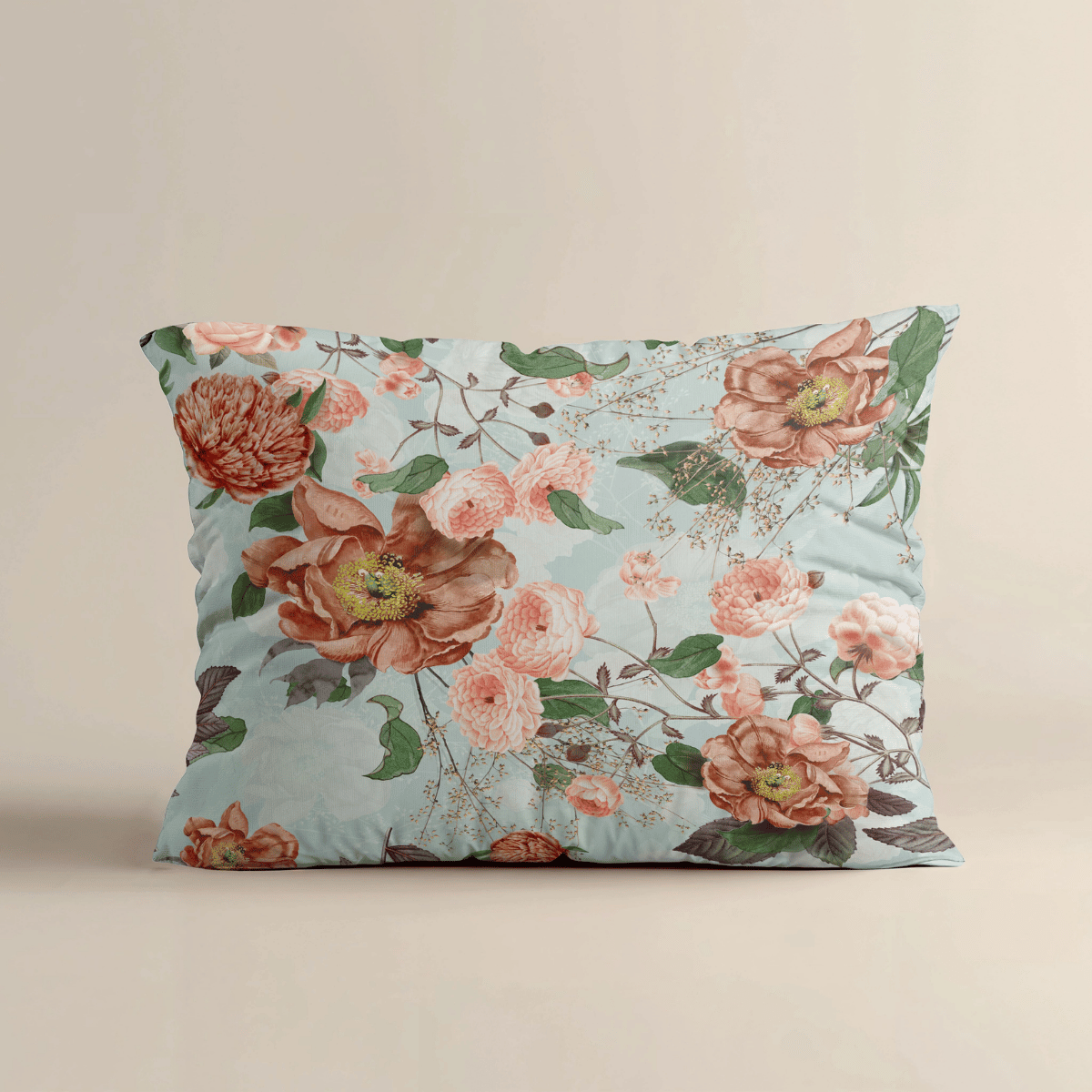 Ensemble de 2 taies d'oreiller Zelesta Comfort Design - Fleur Heureuse
