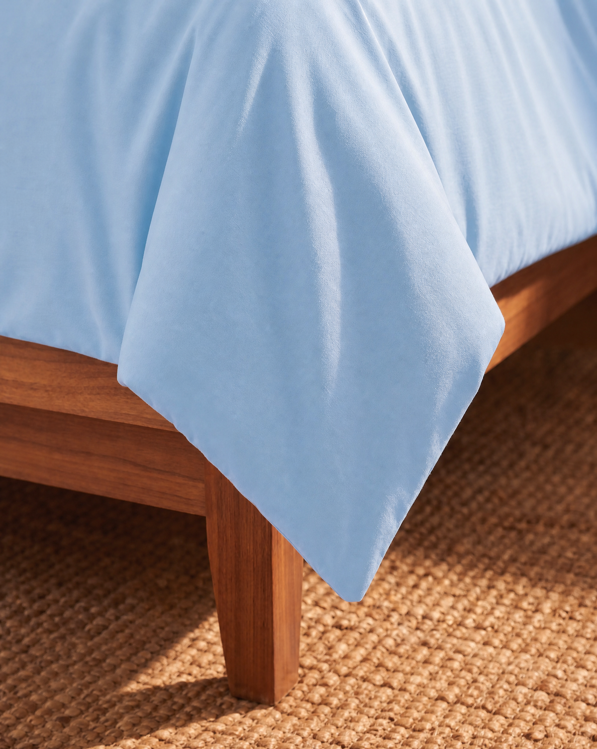 Zelesta Comfort Uni Nahtlose Bettdecke - Eisblau