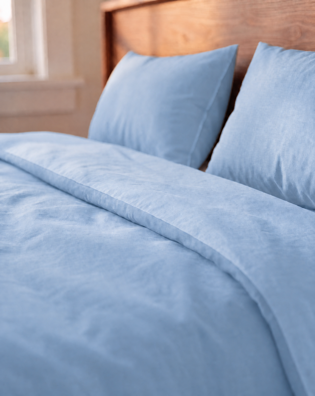Zelesta Comfort Uni Nahtlose Bettdecke - Eisblau