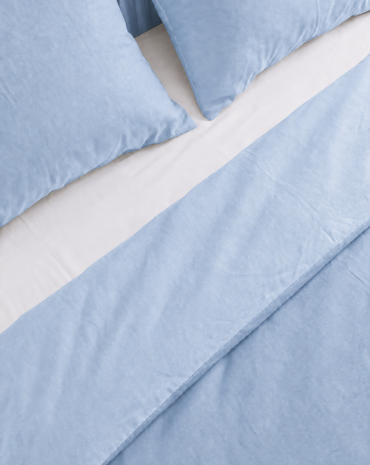 Zelesta Comfort Uni Nahtlose Bettdecke - Eisblau