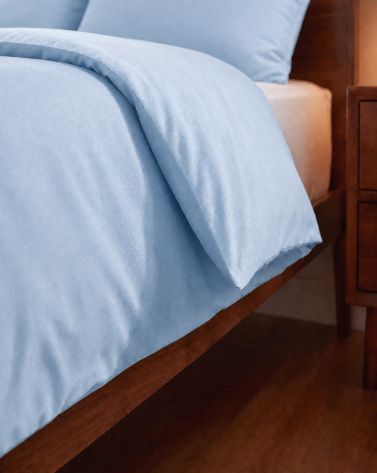 Zelesta Comfort Uni Nahtlose Bettdecke - Eisblau