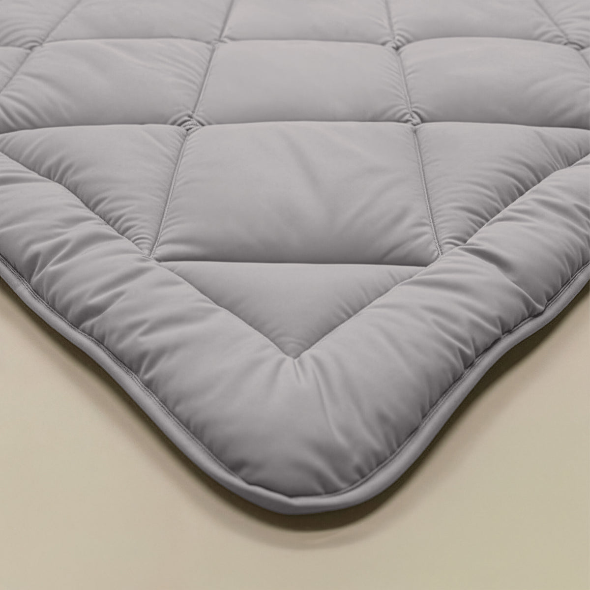 Zelesta Comfort Unie Diamant Couette - Taupe Foncé