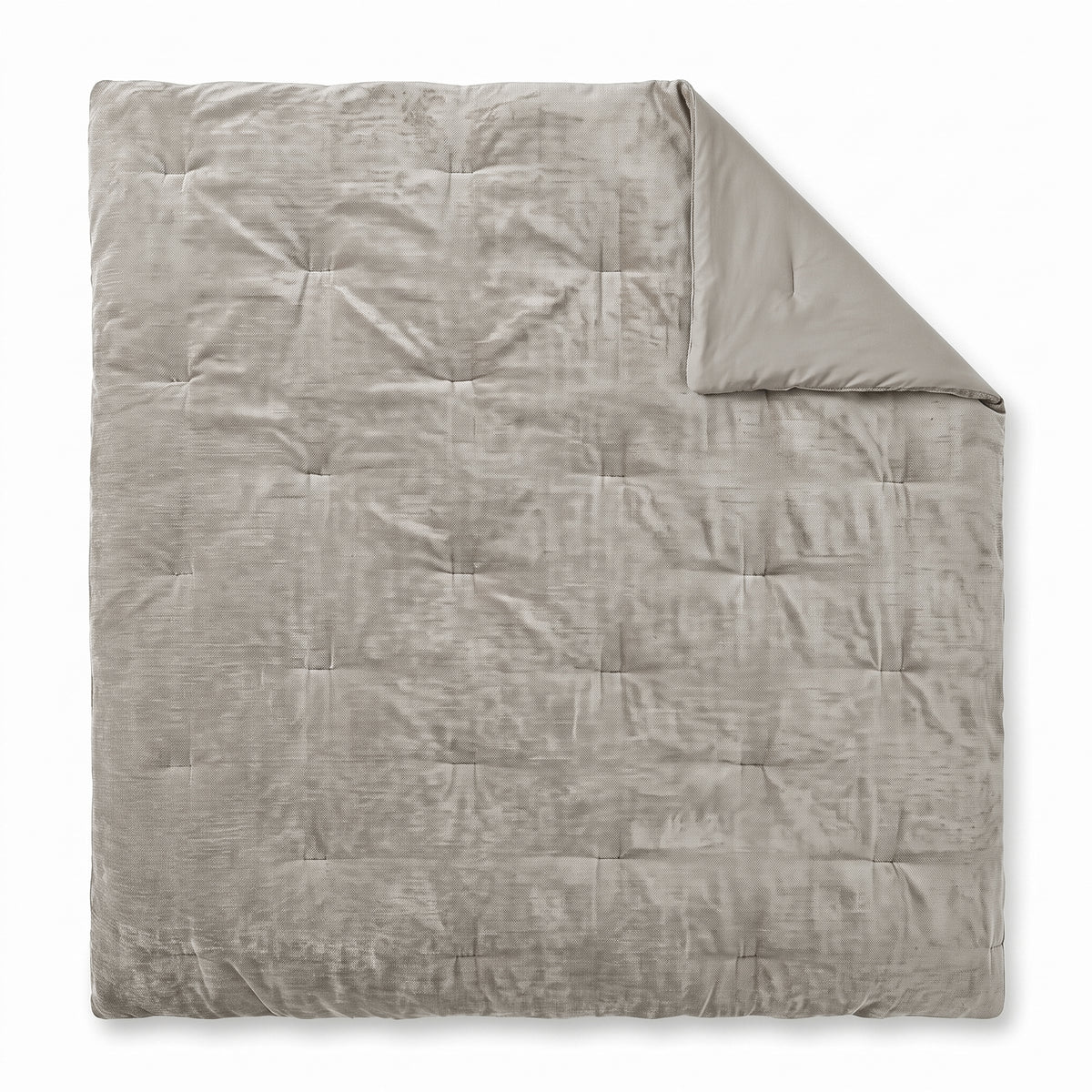 Zelesta Special Jersey Chenille Bettdecke - Metallgrau