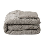 Zelesta Special Jersey Chenille Bettdecke - Warmes Grau