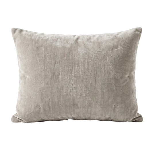 Zelesta Special Jersey Chenille Taies d'oreiller Lot de 2 - Gris métal