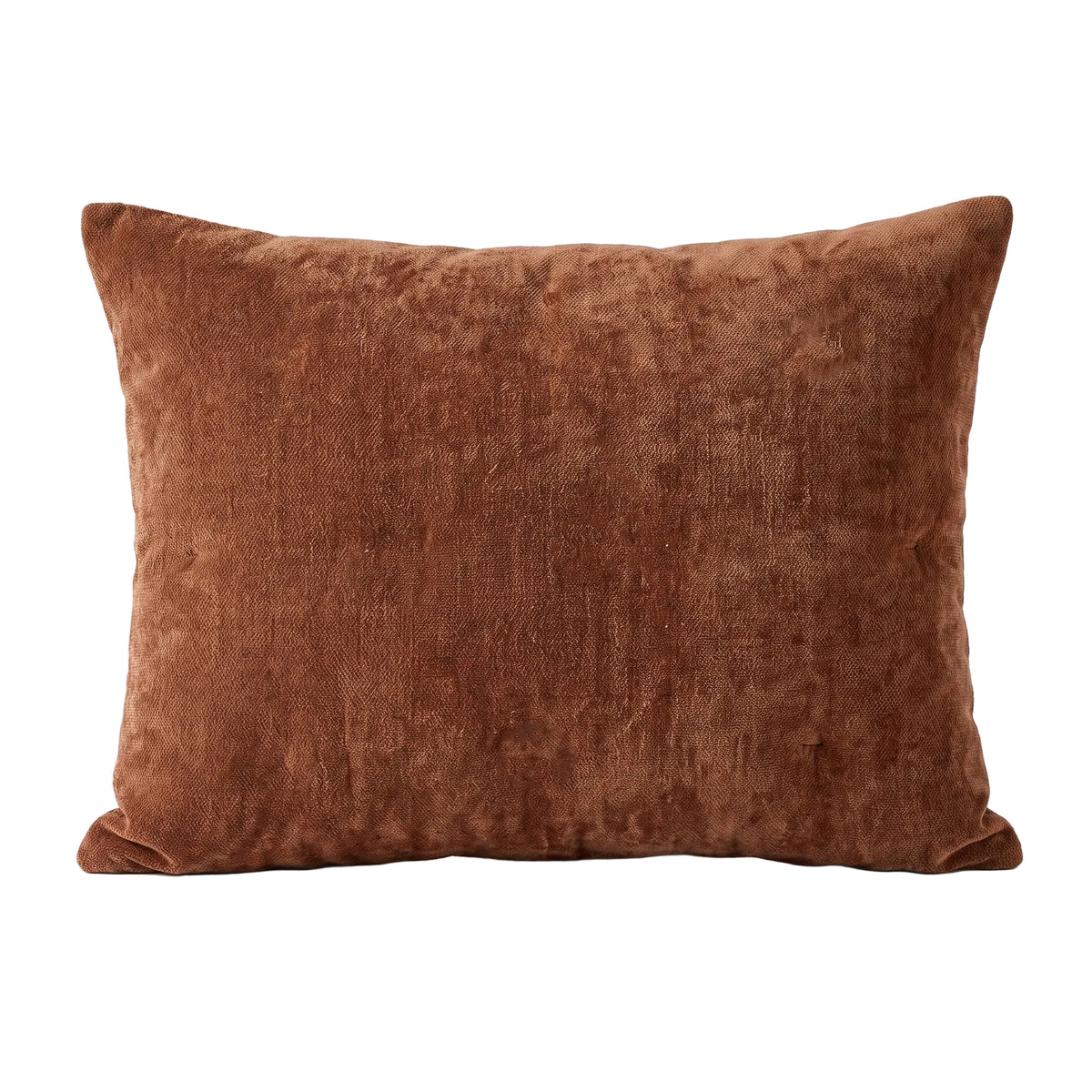 Zelesta Special Jersey Chenille Taies d'oreiller Lot de 2 - Brun chaud