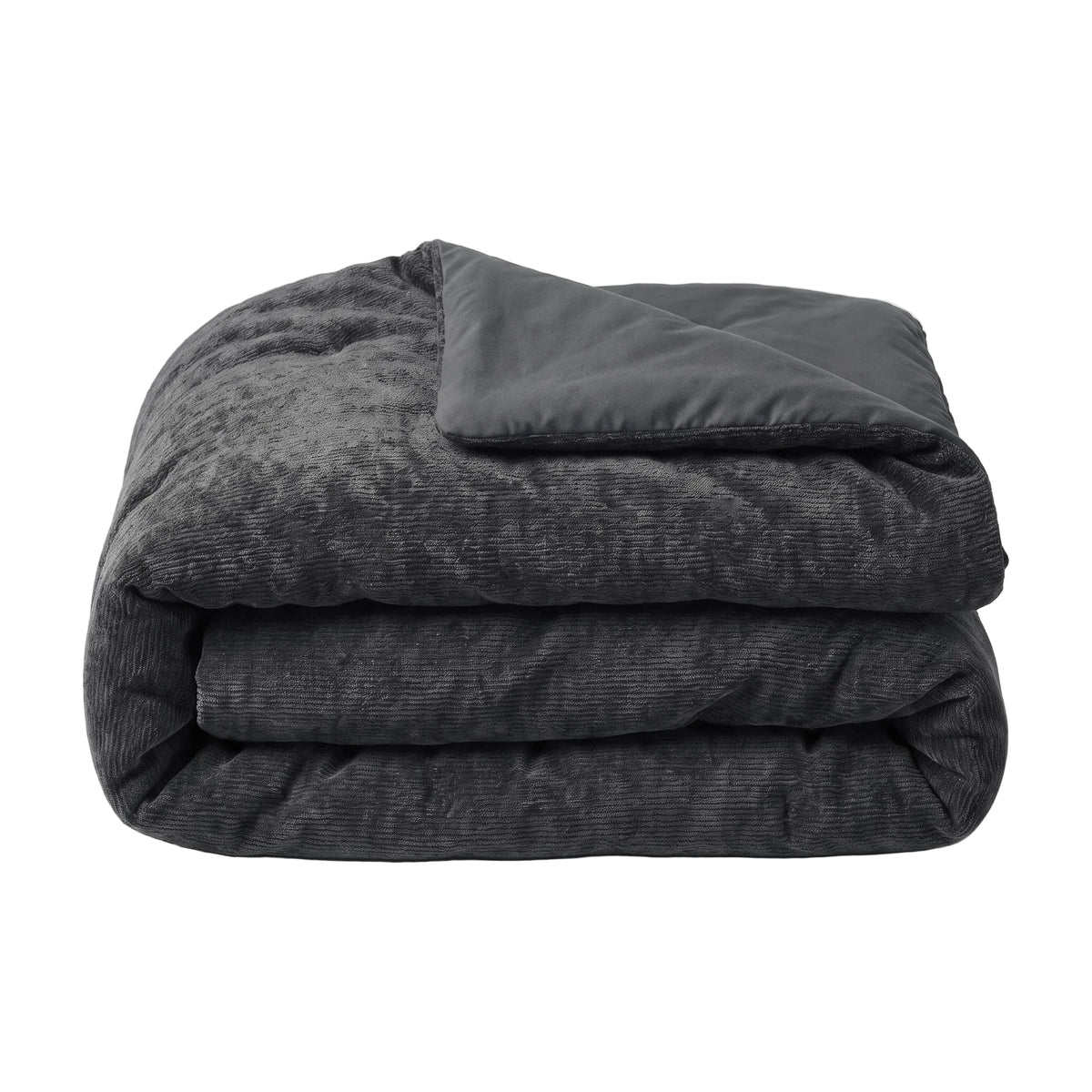 Zelesta Special Jersey Chenille Duvet - Metal Grey