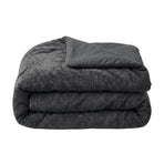 Zelesta Special Jersey Chenille Bettdecke - Warmes Grau