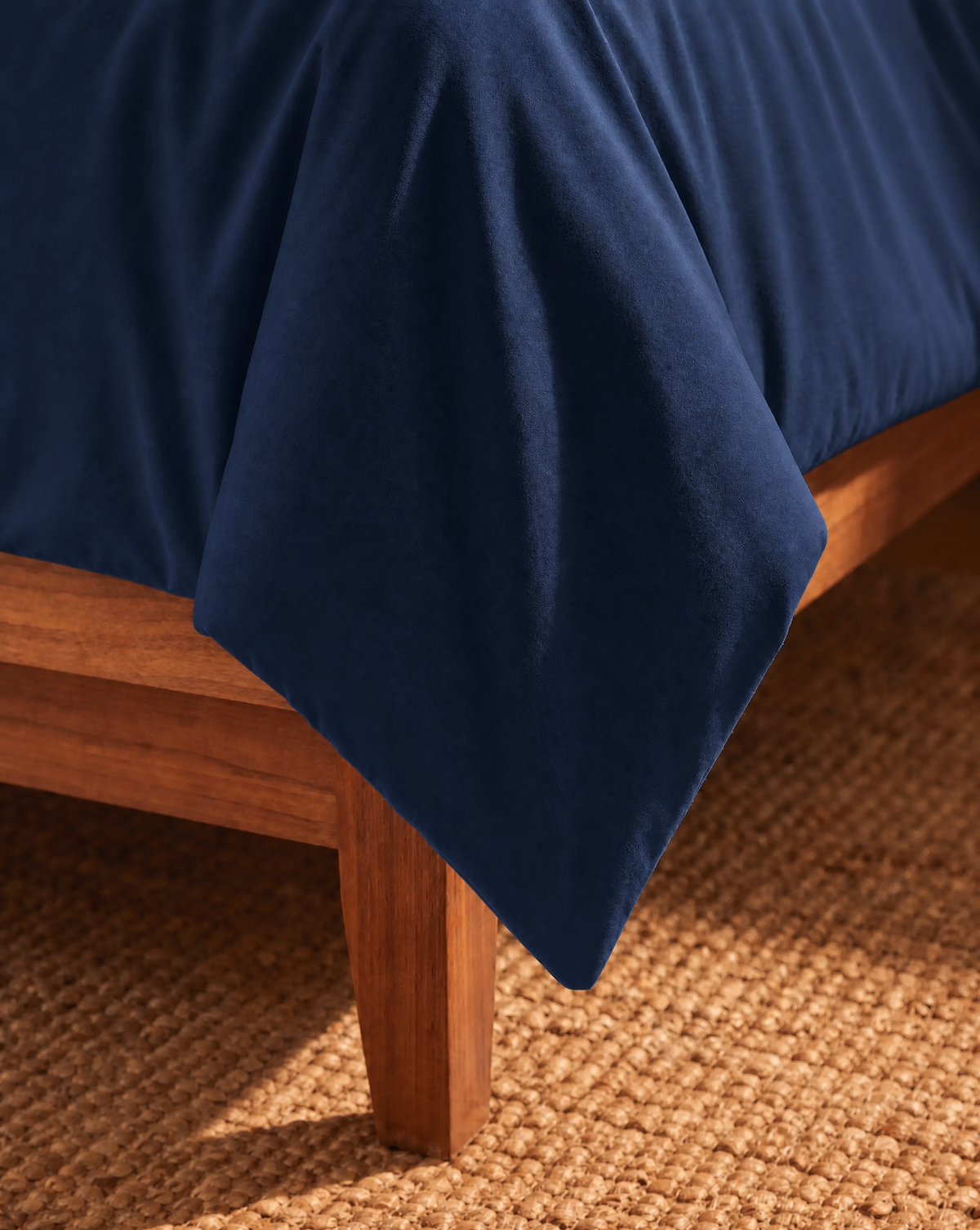 Zelesta Comfort Duo Nahtlose Bettdecke - Blau & Marineblau
