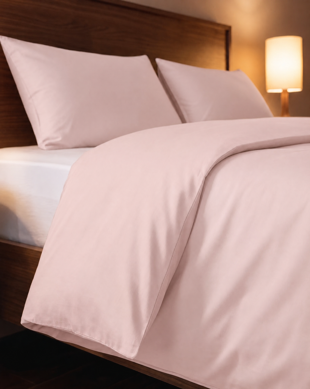 Zelesta Pure Uni Nahtlose Bettdecke aus Baumwolle - Misty Rose