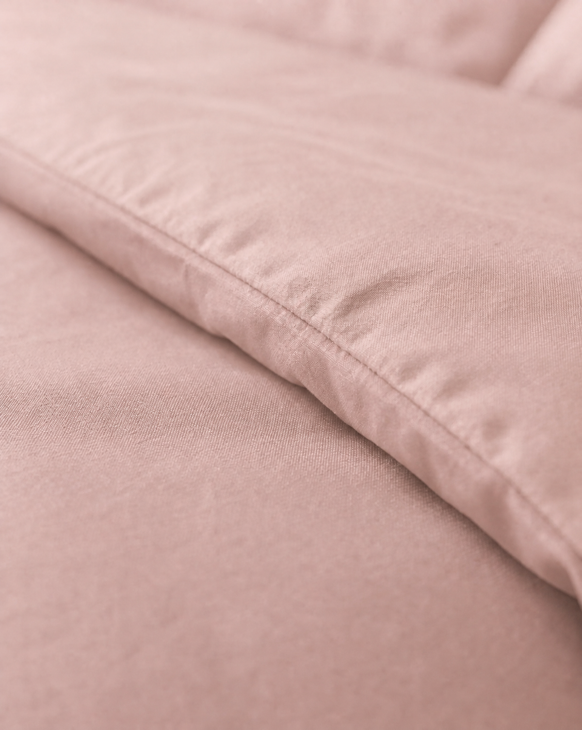 Zelesta Pure Uni Nahtlose Bettdecke aus Baumwolle - Misty Rose