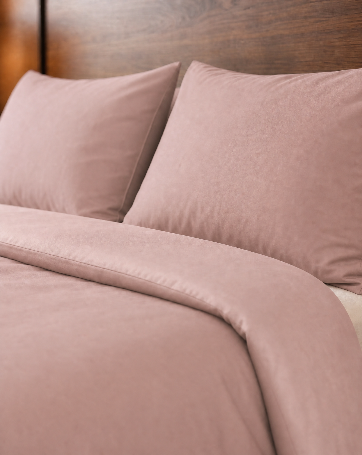 Zelesta Pure Uni Nahtlose Bettdecke aus Baumwolle - Misty Rose