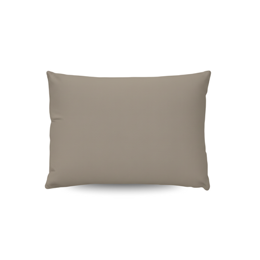 Zelesta Comfort Uni Taie d'Oreiller Set de 2 - Taupe Naturel