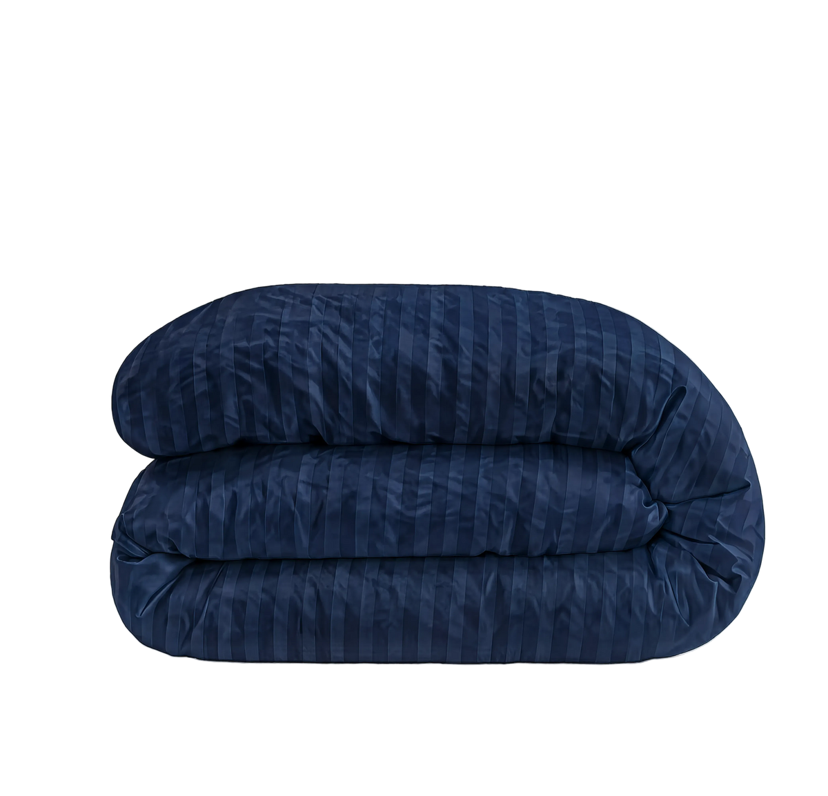 Zelesta Deluxe Hotel Stripe Satin-Baumwolle Bettdecke - Blau