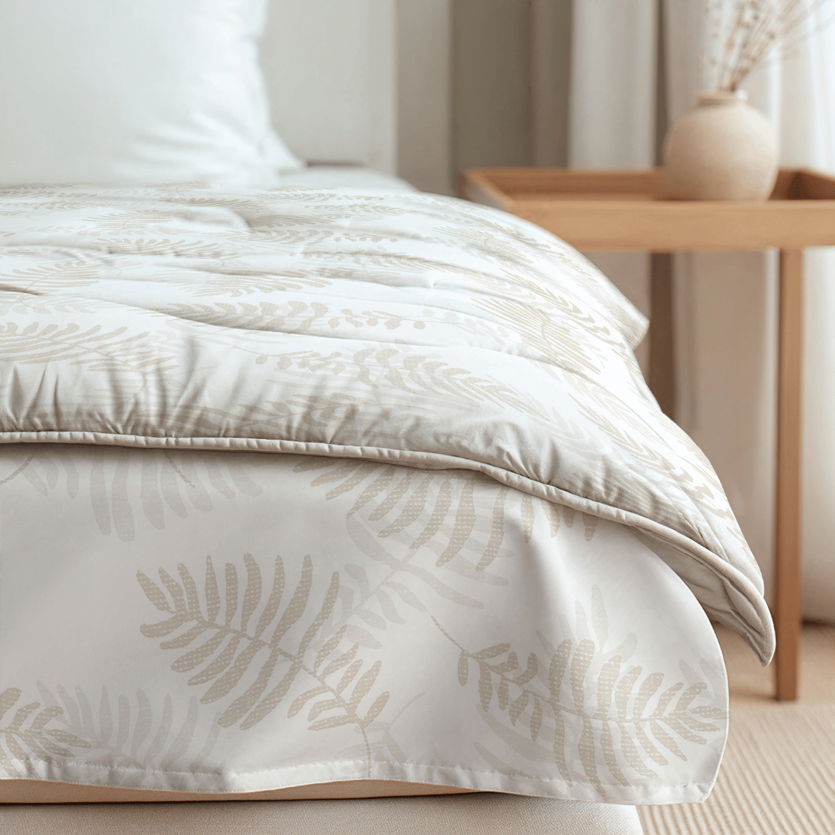 Couette Zelesta Comfort Design - Feuilles de chêne