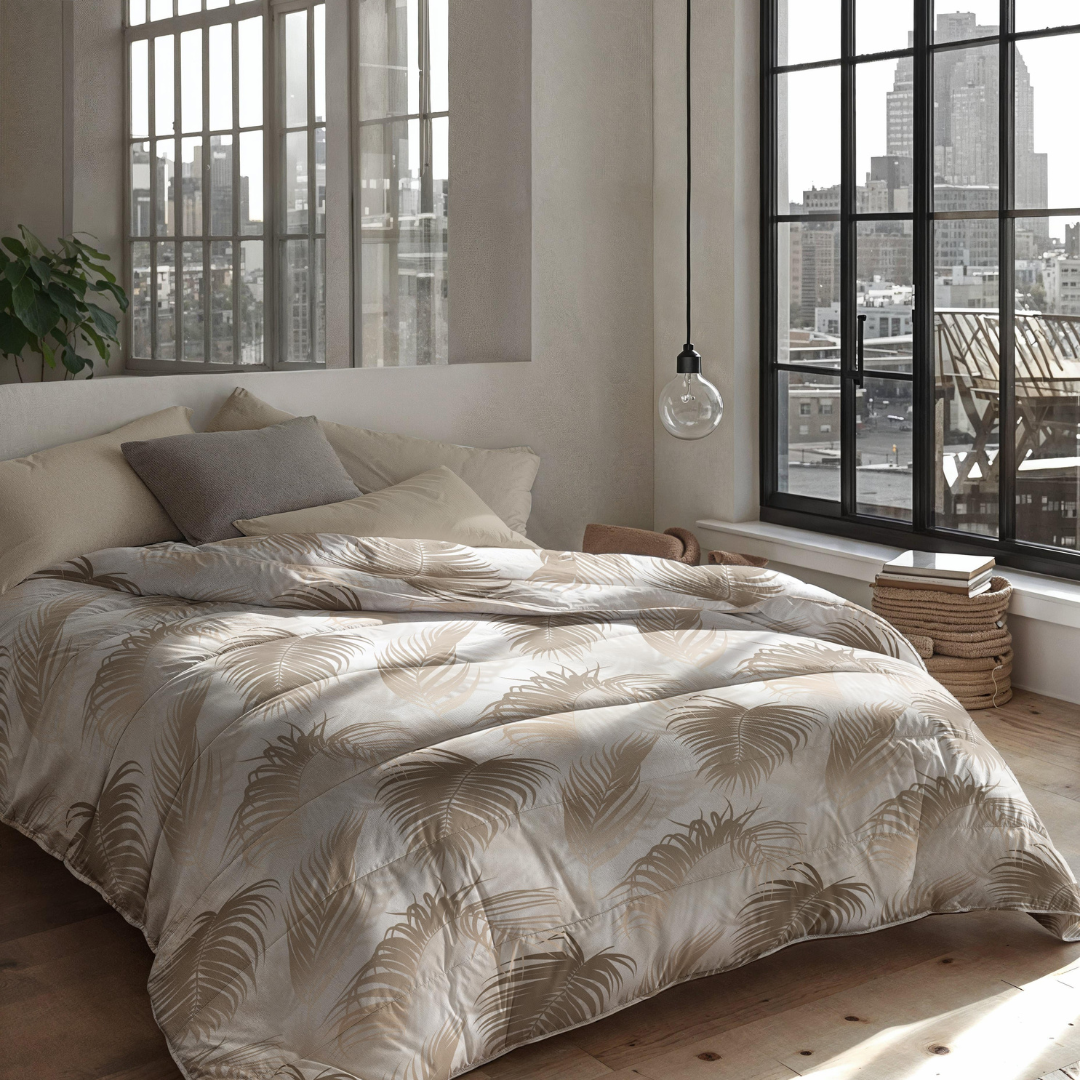 Couette Zelesta Everyday Design - Feuilles de palmier