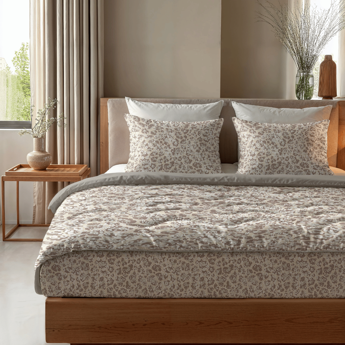 Couette Zelesta Comfort Design - Panthère Sable