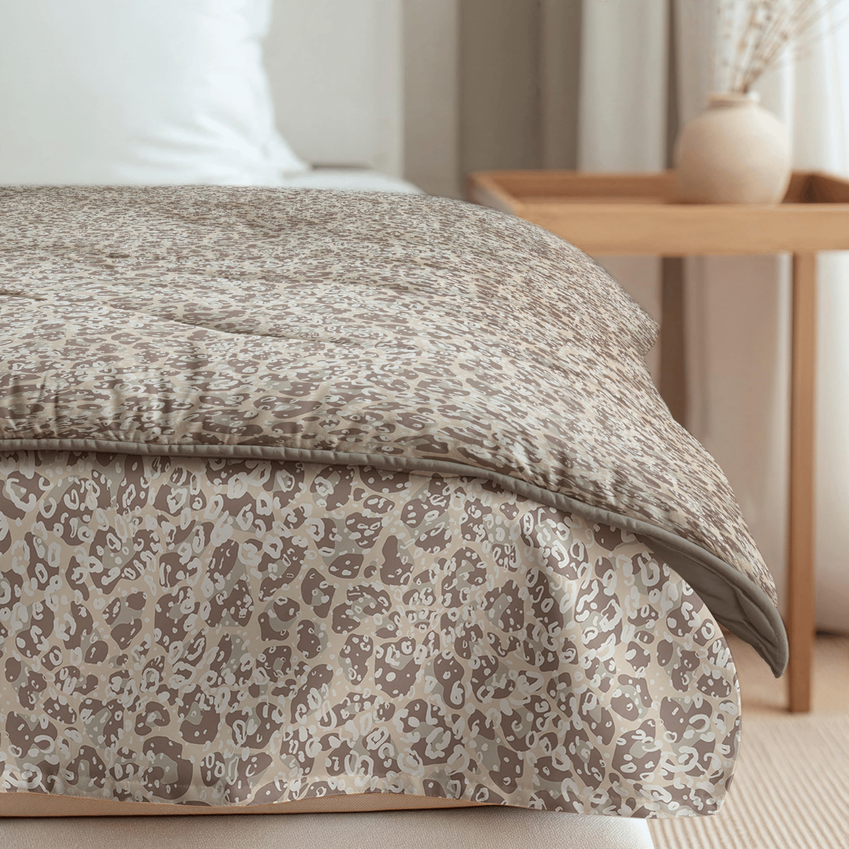 Couette Zelesta Comfort Design - Panthère Sable