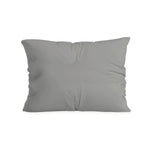 Ensemble de 2 taies d'oreiller Zelesta Pure Duo en coton - Gris foncé