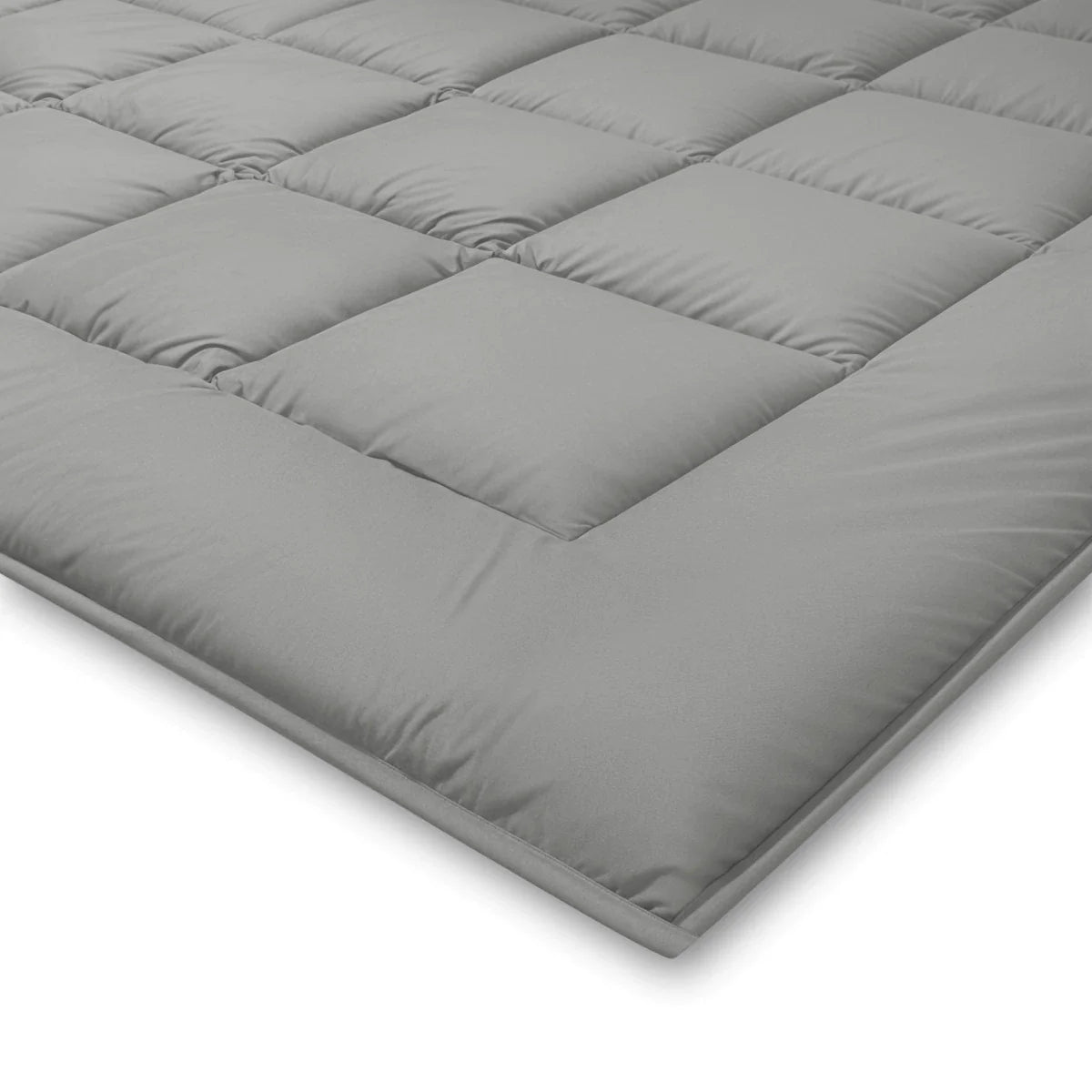 Couette d'été Zelesta Pure Duo Coton - Gris Foncé & Gris Clair