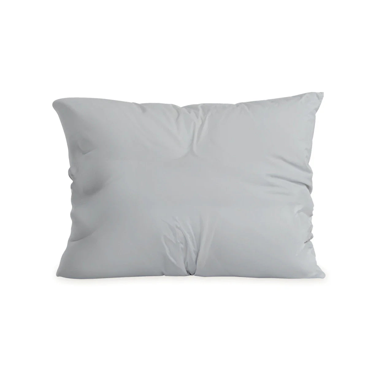 Ensemble de 2 taies d'oreiller Zelesta Pure Duo en coton - Gris clair